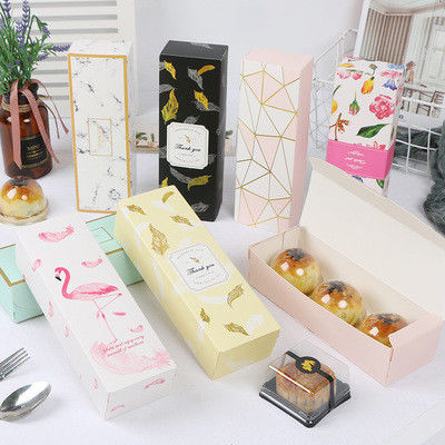 3.8cm 6 Holes Silk Printing Mini Cupcake Boxes