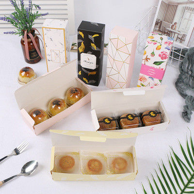 3.8cm 6 Holes Silk Printing Mini Cupcake Boxes