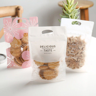 Wholesale Transparent Zipper Snack Food Plastic Packaging Bag Stand Up Ziplock Plastic Bags Custom Logo
