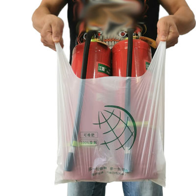 EN13432 20mic Eco Friendly Trash Bags 100% Biodegradable Plastic Bags